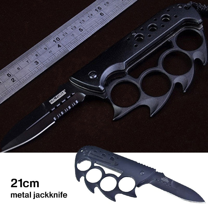 2025 Best Edc Knife Survival Knife Folding Knife Hunting Knife Tactical Knife Brass Knuckle Knife| POPOTR™