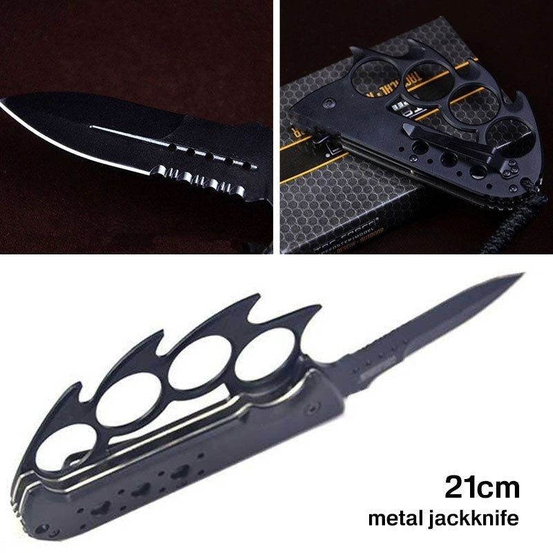 2025 Best Edc Knife Survival Knife Folding Knife Hunting Knife Tactical Knife Brass Knuckle Knife| POPOTR™