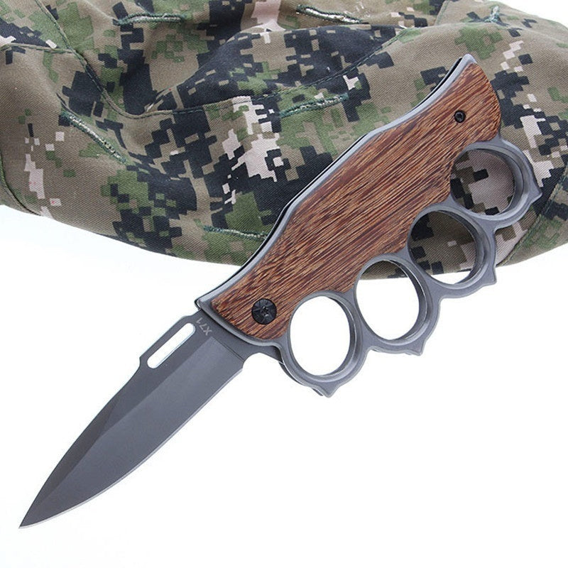 2025 Survival Knife Folding Knife Hunting Knife Brass Knuckle Knife Multifunction Knife | POPOTR™