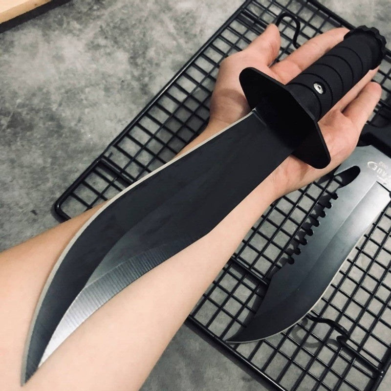 High Quality Military Tactical Dagger Knife for Outdoor Hunting Camping Tanto Rescue Fixed Blade Knives Defensive Knife Black Couteau