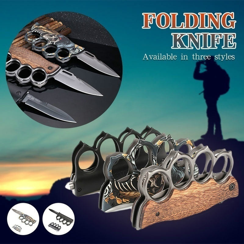 2025 Best Edc Knife Survival Knife Folding Knife Hunting Knife Tactical Knife Brass Knuckle Knife| POPOTR™