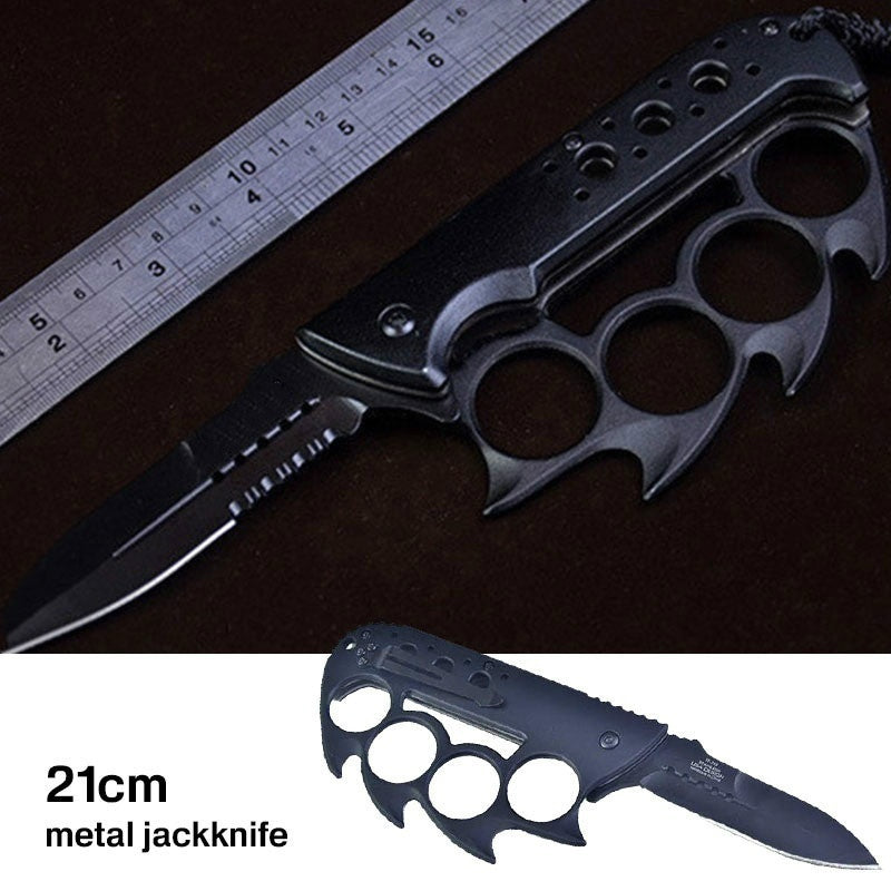 2025 Best Edc Knife Survival Knife Folding Knife Hunting Knife Tactical Knife Brass Knuckle Knife| POPOTR™