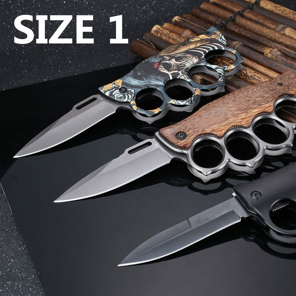 2025 Best Edc Knife Survival Knife Folding Knife Hunting Knife Tactical Knife Brass Knuckle Knife| POPOTR™