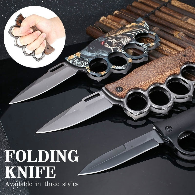 2025 Best Edc Knife Survival Knife Folding Knife Hunting Knife Tactical Knife Brass Knuckle Knife| POPOTR™