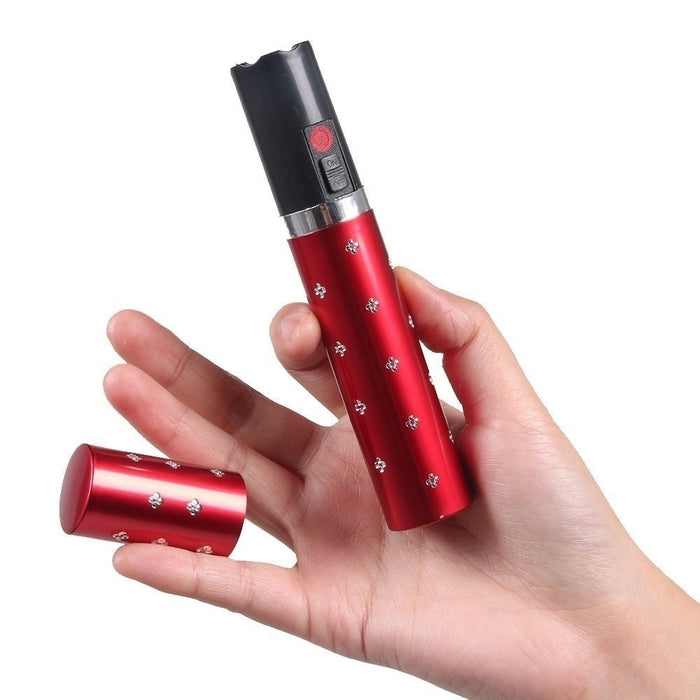 Cheap Reliable Stun Torch LED Lipstick Flashlight Self-Defense Defend Yourself Electric Tazer Women&#39;s Fashion