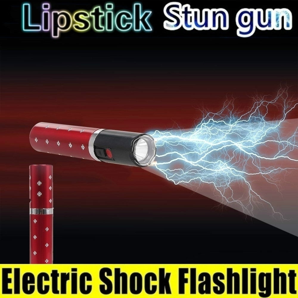 Cheap Reliable Stun Torch LED Lipstick Flashlight Self-Defense Defend Yourself Electric Tazer Women&#39;s Fashion