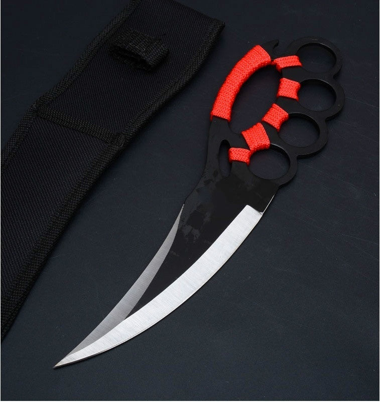 2025 Knuckle Knife Camping Knife Ring Knife Self-defense Knife Multifunction Knife | POPOTR™