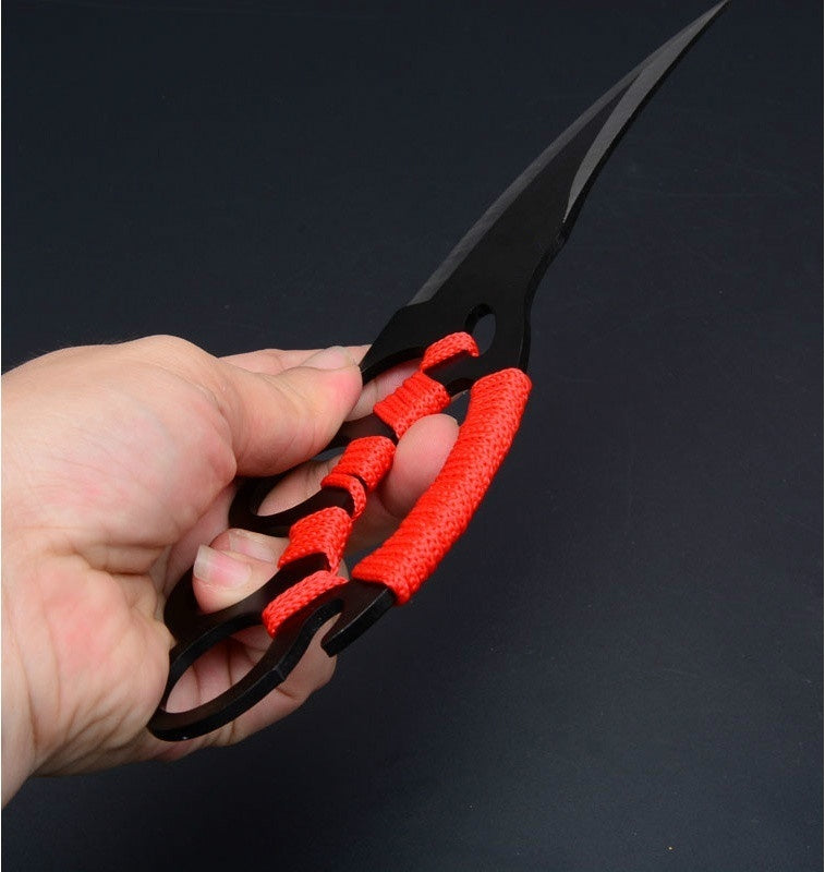 2025 Knuckle Knife Camping Knife Ring Knife Self-defense Knife Multifunction Knife | POPOTR™