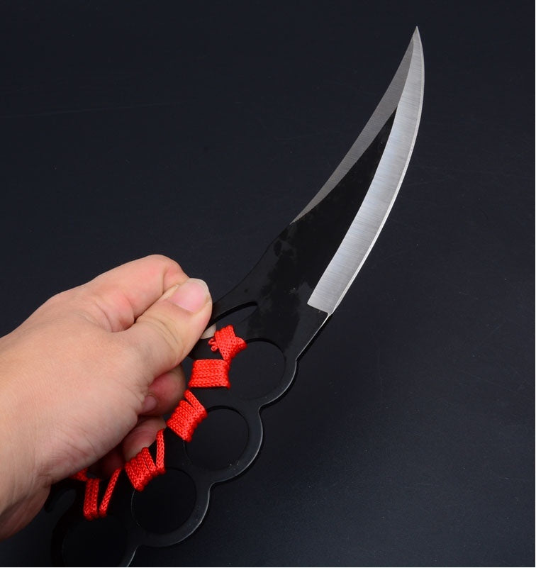 2025 Knuckle Knife Camping Knife Ring Knife Self-defense Knife Multifunction Knife | POPOTR™