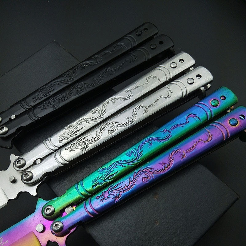 2025 Butterfly Knife Hunting Knife Training Knife Folding Knife| POPOTR™