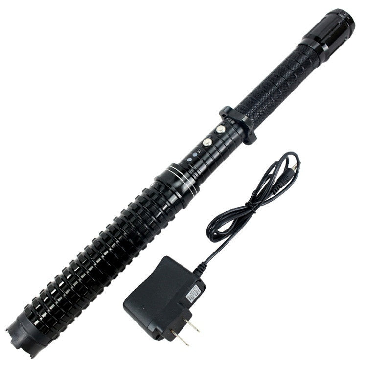 2025 Million volt Stun Gun Baton Tactical Flashlight Stun Gun Rechargeable Stun Rob Self-defense Weapons For Women Survival Camp | POPOTR™