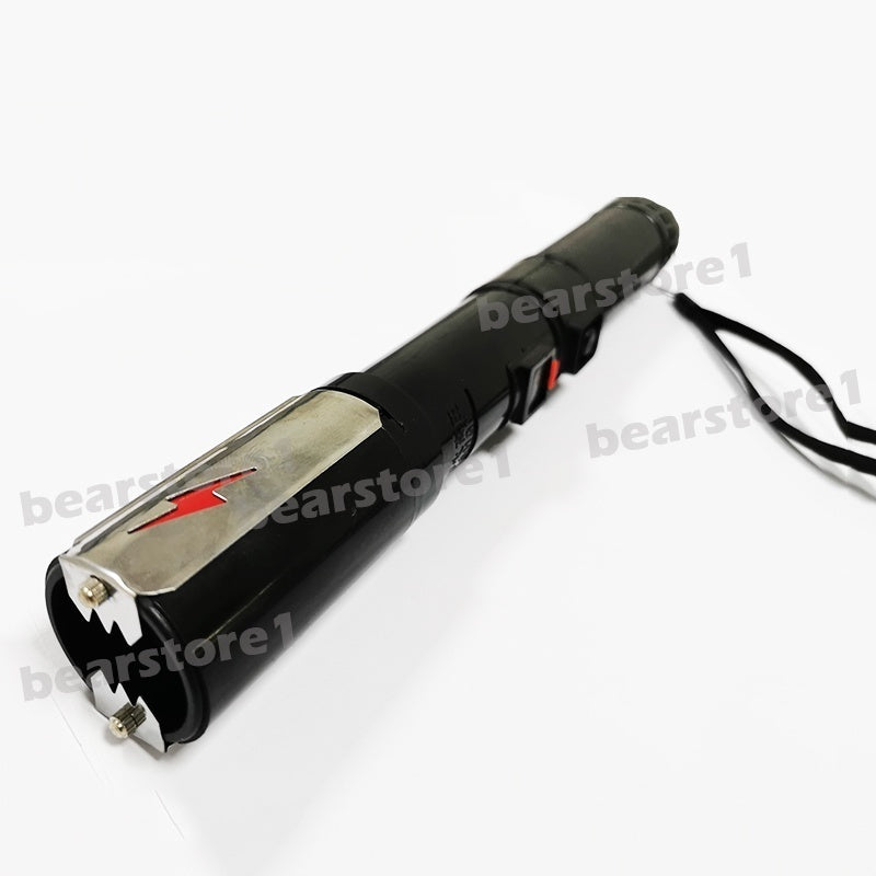 2022 High Voltage Stun Gun Tactical Flashlight Stun Gun Volts Stun Rob Self-defense Weapons For Women  Survival Camp | POPOTR™