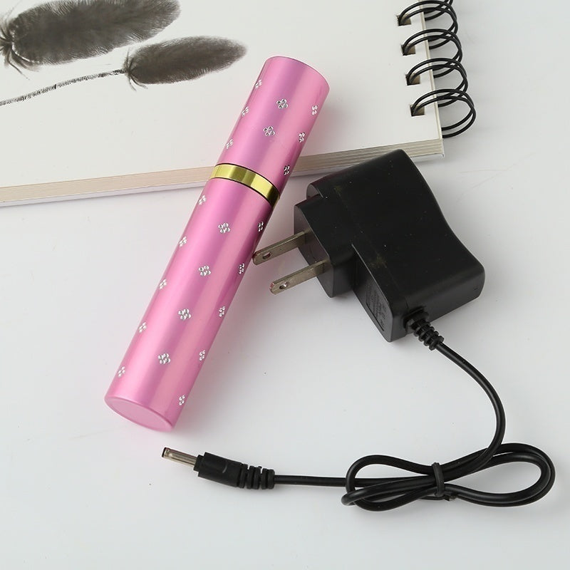 2025 Tactical Flashlight Stun Gun Lipstick LED Flashlight Rechargeable Portable Gun Safe  Survival Camp | POPOTR™