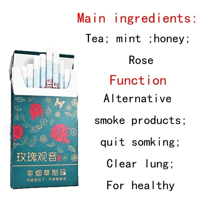 2022 Herbal Cigarettes Best Cigarettes Smoke Roses Smoked Tea Healthy Cigarettes | POPOTR™