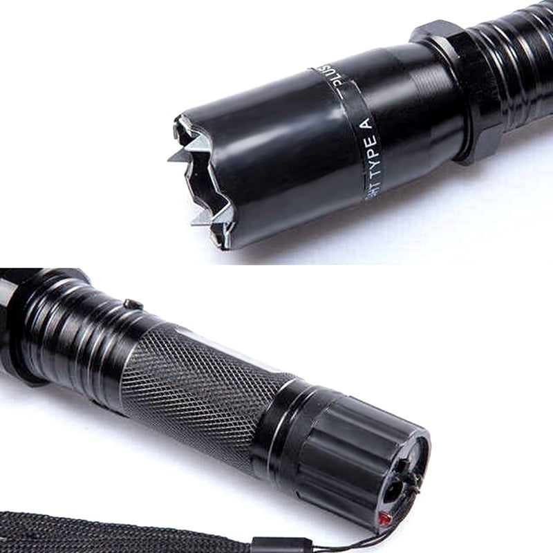 2025 Women's Stun Gun for sale Tactical Flashlight Stun Gun for sale VS Taser Stun Baton Super Bright Flashlight Survival Camp | POPOTR™