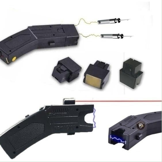 2022 Tactical Flashlight Stun Gun for sale VS Taser Self-defense Weapons For Women Survival Camp | POPOTR™