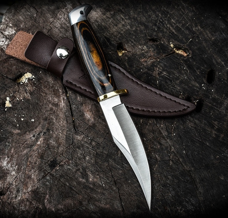 2025 Tactical Knife Swiss Army Knife Tanto Knife Blade Knife Handle Wood Military Knife| POPOTR™