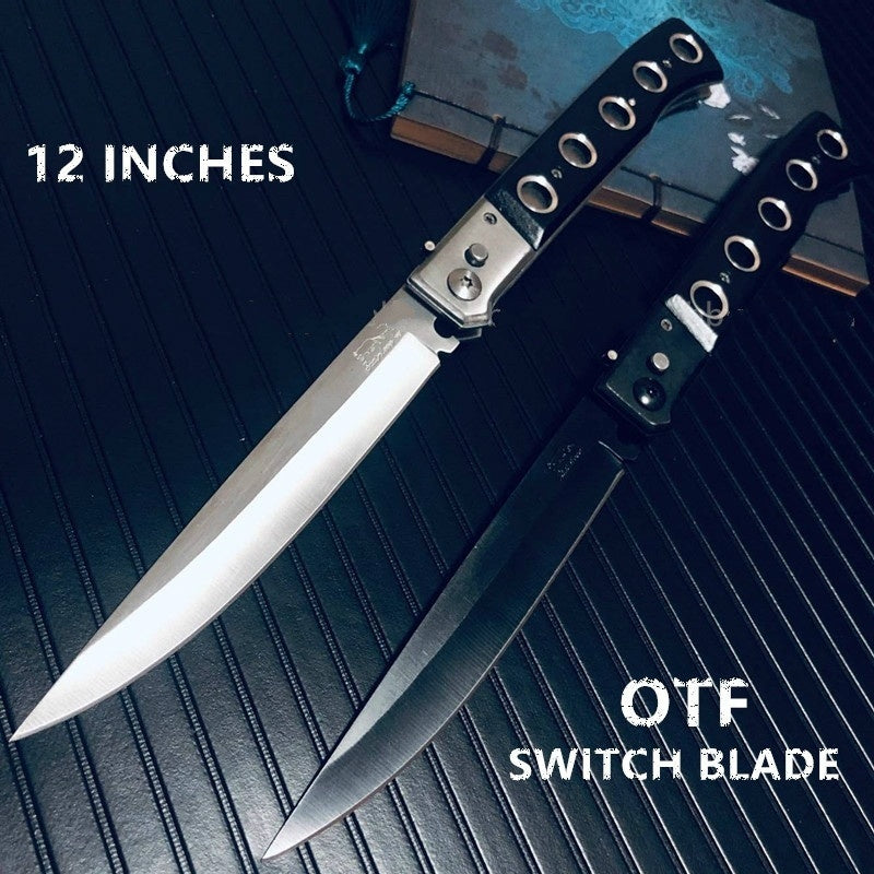 2025 Sword Umbrella Otf Knife Stiletto Knife Hunting Knife Tactical Knife Spring Assisted Knife Blade Multi-purpose Knife| POPOTR™