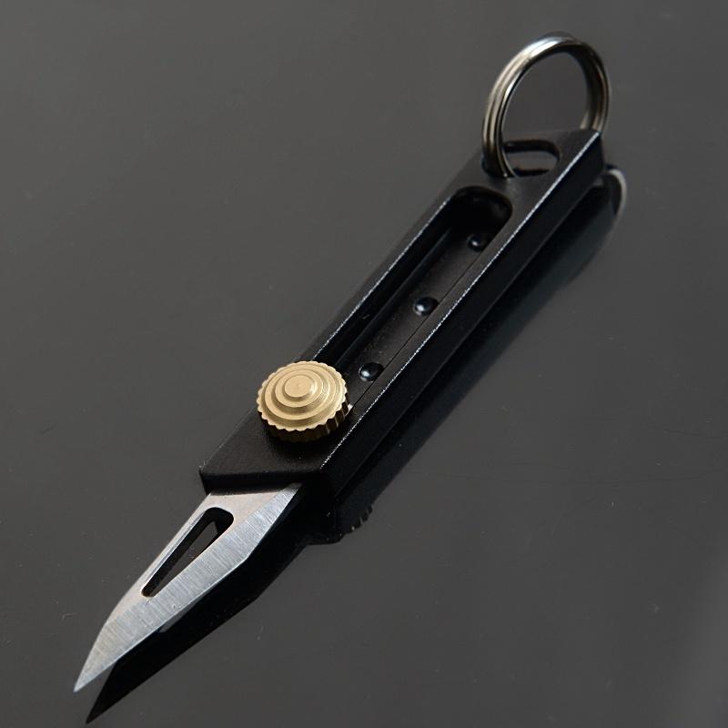 【Free gift】New Fancy Aluminum Pocket  - Knife Strtechable Mini  - Knife 3 Colors Self  - Defense Emergency -  Tool