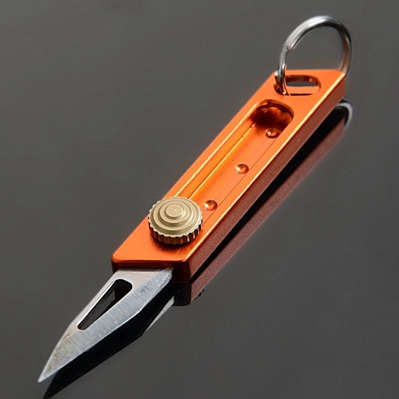 【Free gift】New Fancy Aluminum Pocket  - Knife Strtechable Mini  - Knife 3 Colors Self  - Defense Emergency -  Tool