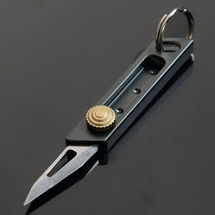 【Free gift】New Fancy Aluminum Pocket  - Knife Strtechable Mini  - Knife 3 Colors Self  - Defense Emergency -  Tool