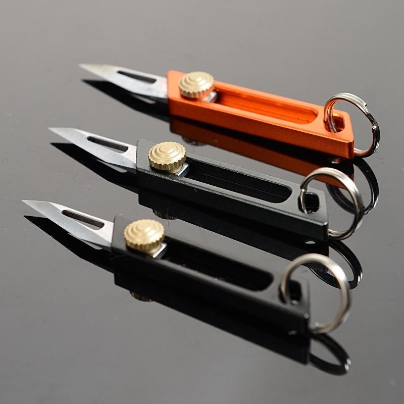 【Free gift】New Fancy Aluminum Pocket  - Knife Strtechable Mini  - Knife 3 Colors Self  - Defense Emergency -  Tool