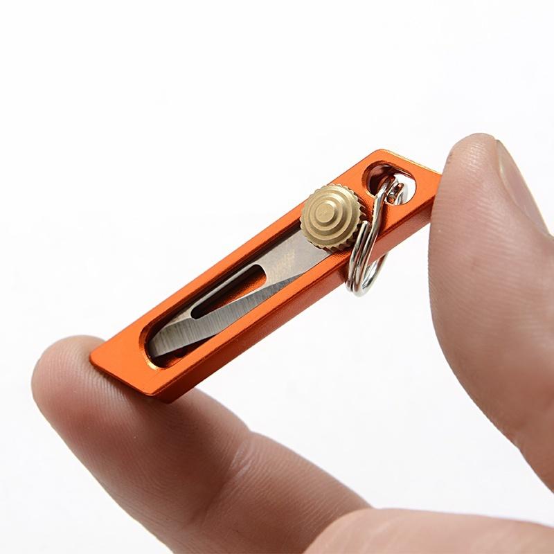 【Free gift】New Fancy Aluminum Pocket  - Knife Strtechable Mini  - Knife 3 Colors Self  - Defense Emergency -  Tool