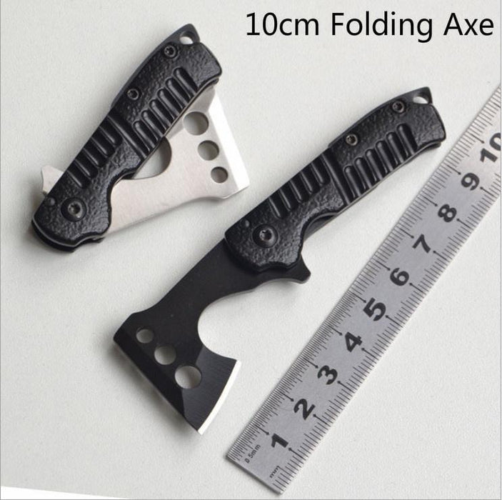 2022 【Free gift】Outdoor 4.2cm mini Axe/10cm Mini Folding Axe Ball Bearing | POPOTR™