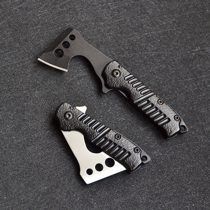 2022 Tactical Axe Throwing Axes Mini Axe Hammer Folding Axe Keychain Best Survival Axes  Climbing Gear | POPOTR™