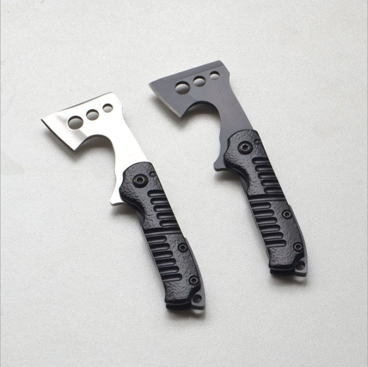 2025 Tactical Axe Throwing Axes Mini Axe Hammer Folding Axe Keychain Best Survival Axes  Climbing Gear | POPOTR™