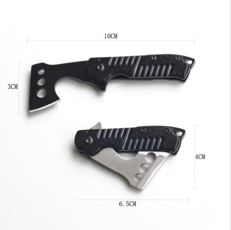 2025 Tactical Axe Throwing Axes Mini Axe Hammer Folding Axe Keychain Best Survival Axes  Climbing Gear | POPOTR™