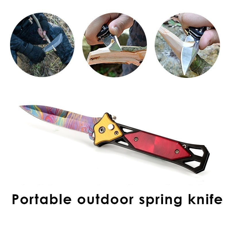 2025 Survival Knife Folding Knife Hunting Knife Assisted Knife Automatic Knife Blade Stainless Steel Knife| POPOTR™