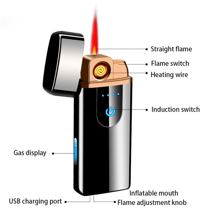 2022 Cool Lighters For Sale  Cigarette Lighter USB Lighter Windproof Lighter Electric Lighters For Sale   Gas Lighter  Best Cigar Lighter | POPOTR™