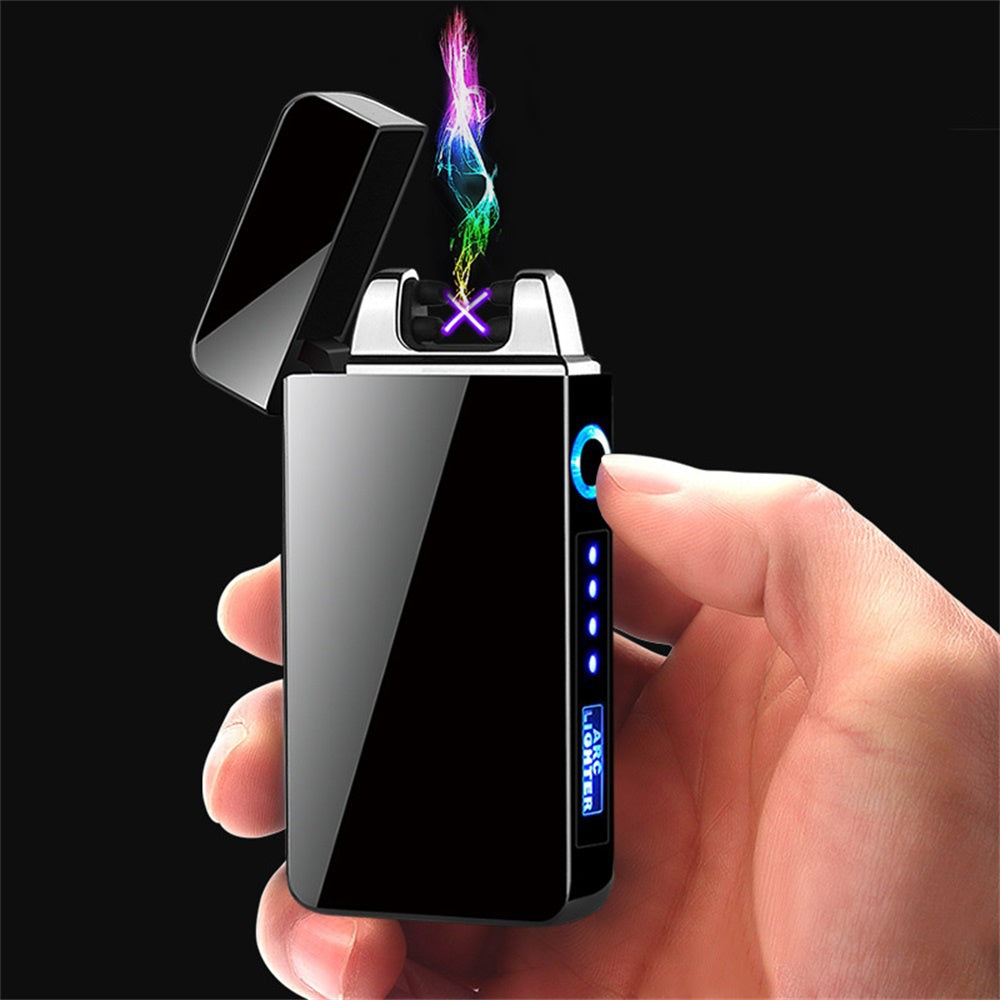 2025 Cigarette Lighter Metal Lighter USB Lighter Rechargeable Lighter Windproof Lighter  Electric Lighters For Sale   Arc Lights| POPOTR™