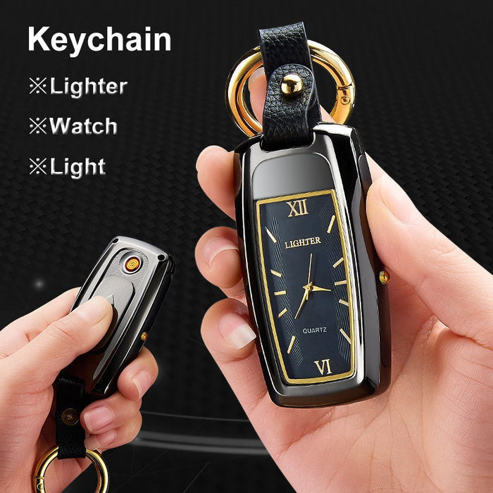 2022 Cigarette Lighter USB Lighter Windproof Lighter Keychain Lighter  Electric Lighter | POPOTR™