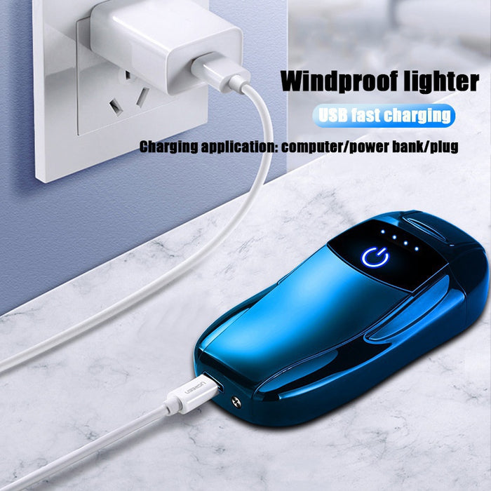 2022 Cigarette Lighter Metal Lighter USB Lighter Windproof Lighter Creative Lighters Electric Lighter Arc Lighters For Sale | POPOTR™