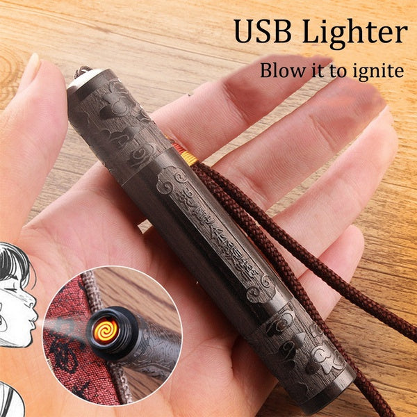 2022 Cigarette Lighter USB Lighter Windproof Lighter Rechargeable Lighter Camping Lights| POPOTR™