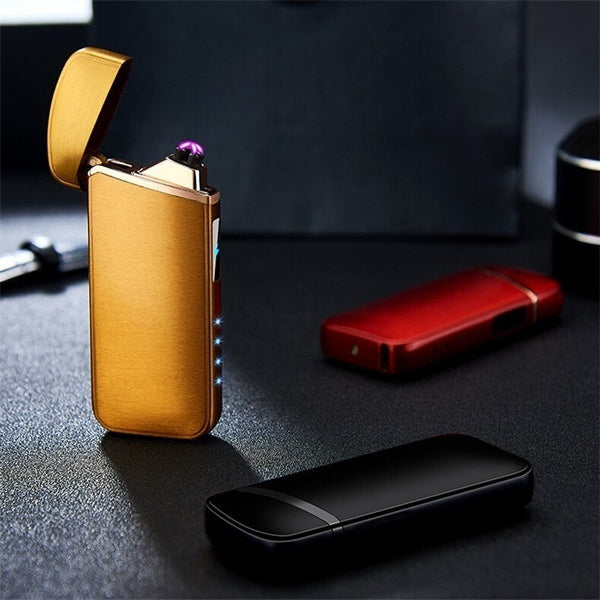 2022 Cigarette Lighter USB Lighter Windproof Lighter Rechargeable Lighter  Electric Lighter  Arc Lights| POPOTR™