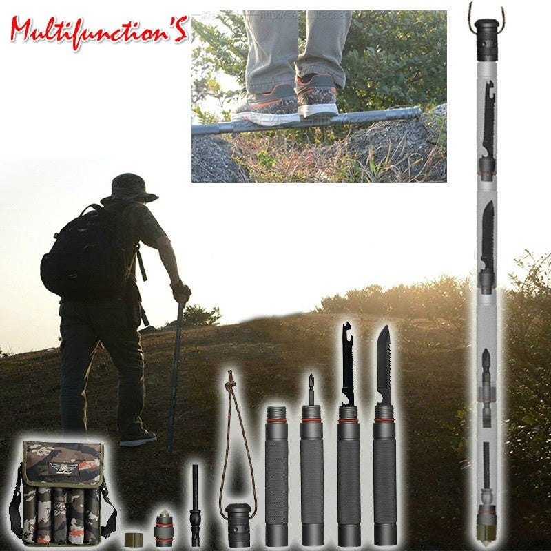 2025 Tactical Walking Sticks Self-defense Stick Survival Camp | POPOTR™