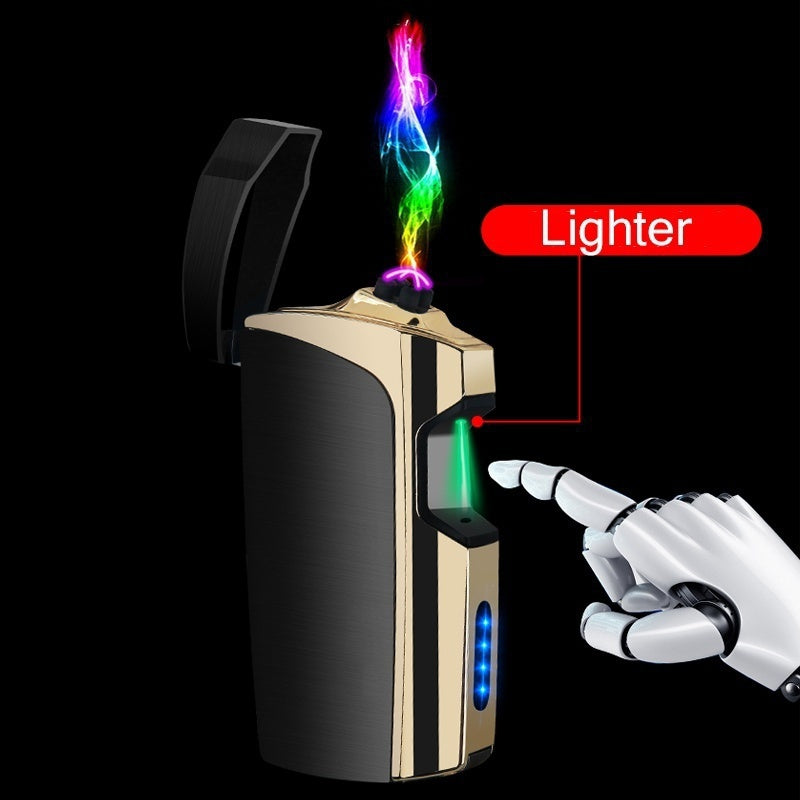 2025 Cigarette Lighter Metal Lighter USB Lighter Windproof Lighter  Rechargeable Lighter Electric Lighters For Sale  | POPOTR™