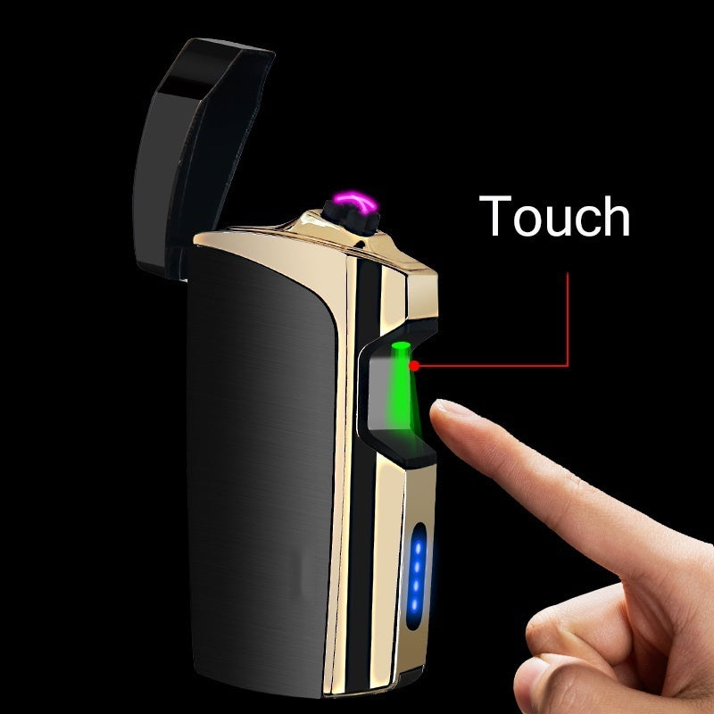 2025 Cigarette Lighter Metal Lighter USB Lighter Windproof Lighter  Rechargeable Lighter Electric Lighters For Sale  | POPOTR™