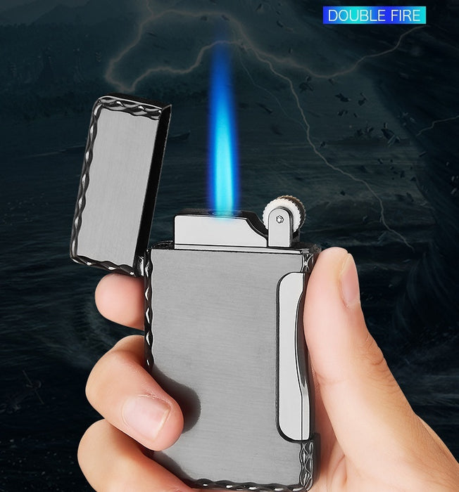 2022 Cigarette Lighter Torch Windproof Lighter Jet Lighter  Refillable Lighter With  Punch| POPOTR™