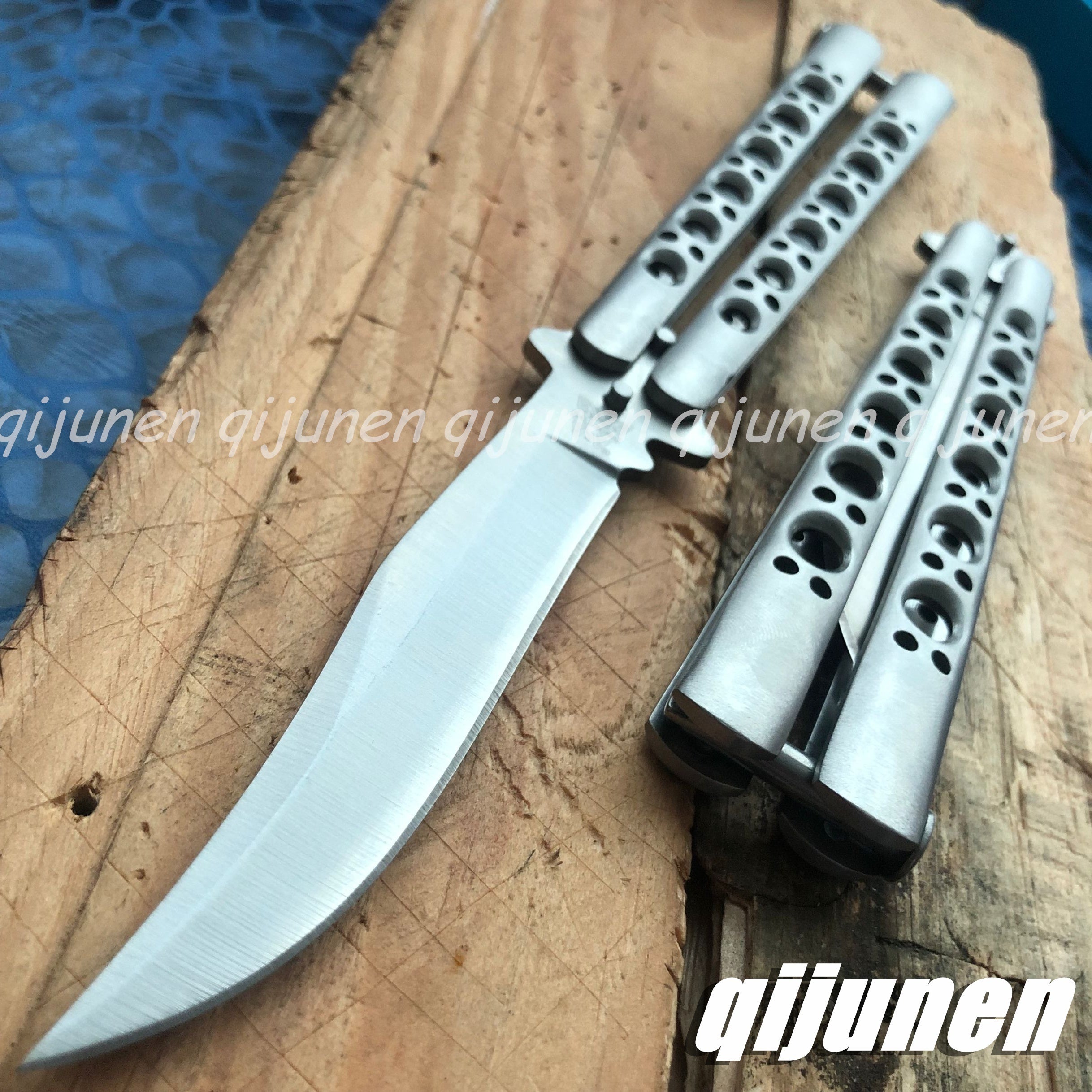 2025 Survival Knife Swiss Army Knife Practice Butterfly Knife Hunting Knife Training Knife Blade| POPOTR™