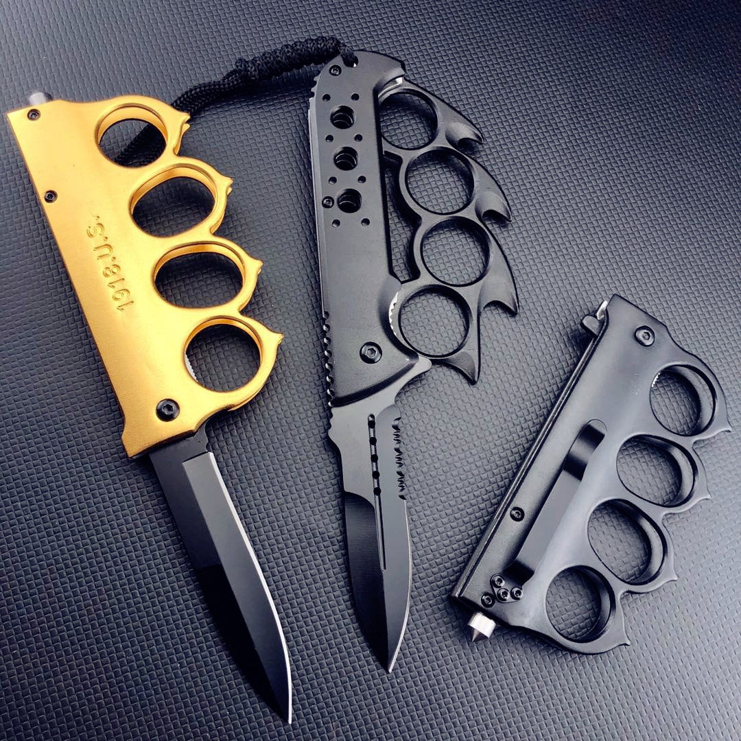 2025 Survival Knife Otf Knife Hunting Knife Assisted Knife Knuckle Knife | POPOTR™