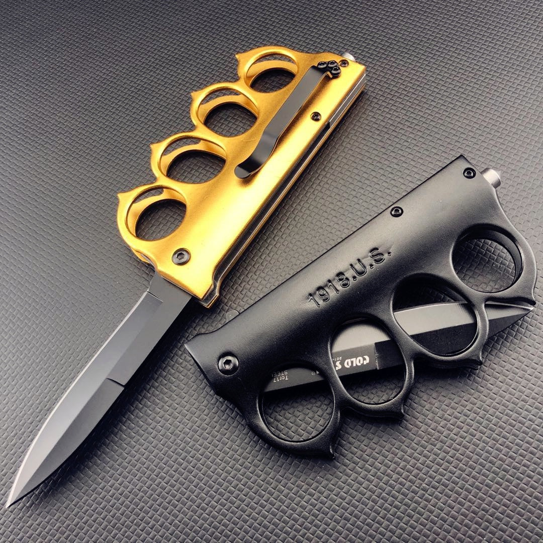 2025 Survival Knife Otf Knife Hunting Knife Assisted Knife Knuckle Knife | POPOTR™