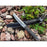 Combat Damascus Fixed Blade Tanto Dagger KNIFES   Sword Camping Knives   TACTICAL GEAR HUNTING SURVIVAL EDC Tools Rambo Knife