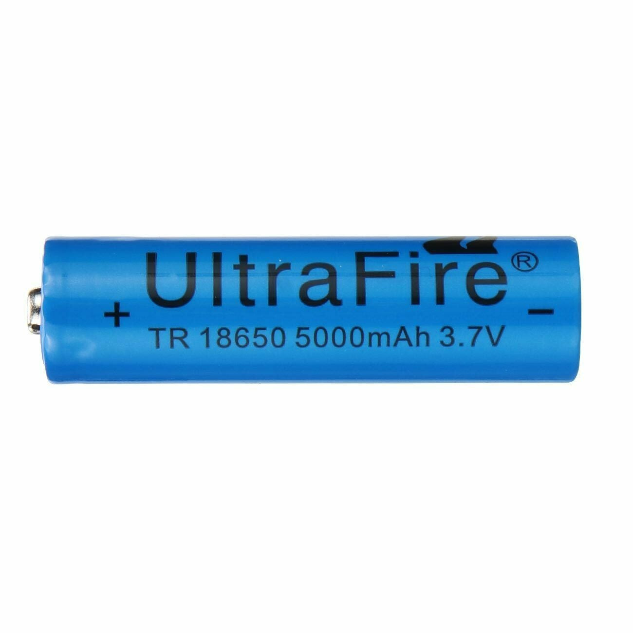 3.7V Li-ion Rechargeable Batteries Button New  Top Cell For Flashlight  UltraFire 5000mAh 18650 Battery