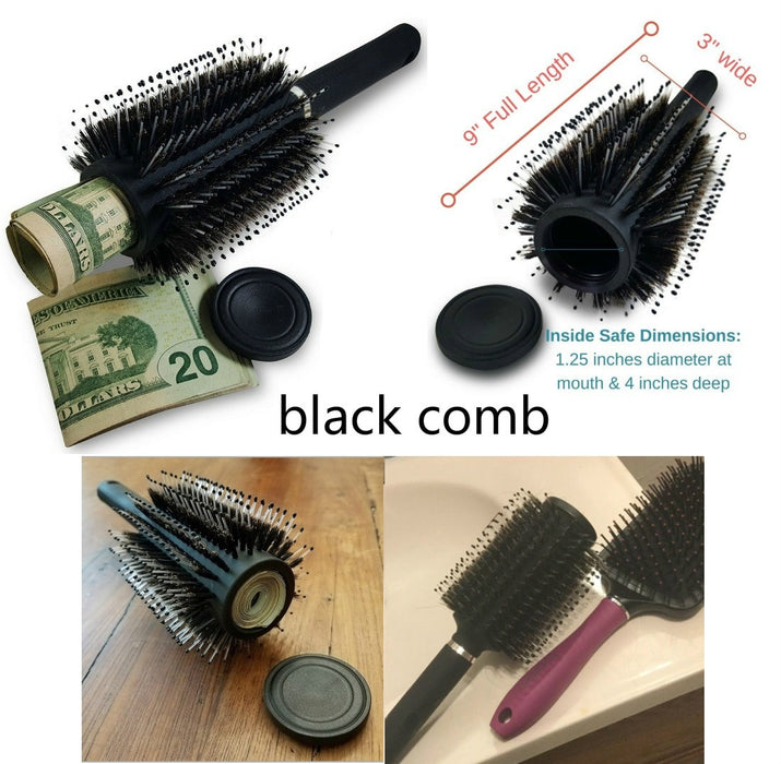 8 Style Safe Diversion Hid Money Valuables Security Storage Hollow Container Capacity Hairbrush Hidden Secret Optional