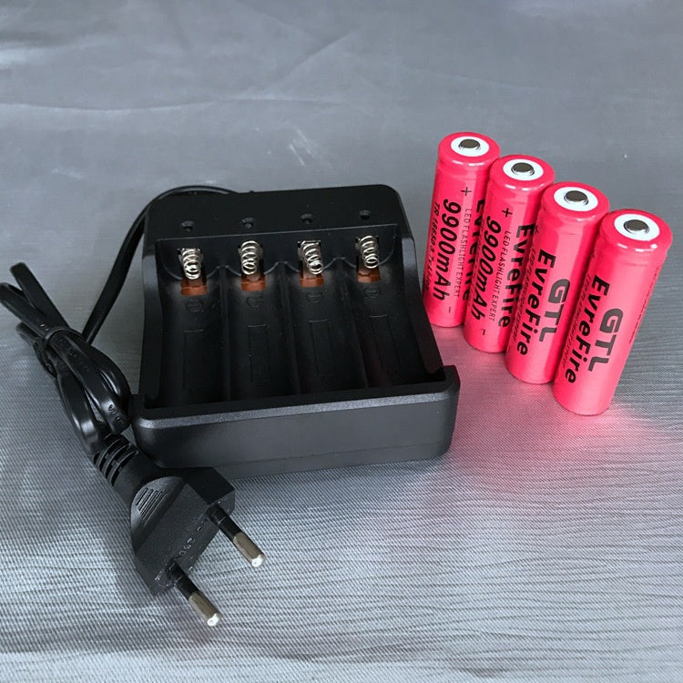 Factory direct sale 18650 pointed lithium battery 9900 mAh flashlight lithium battery hot sale battery