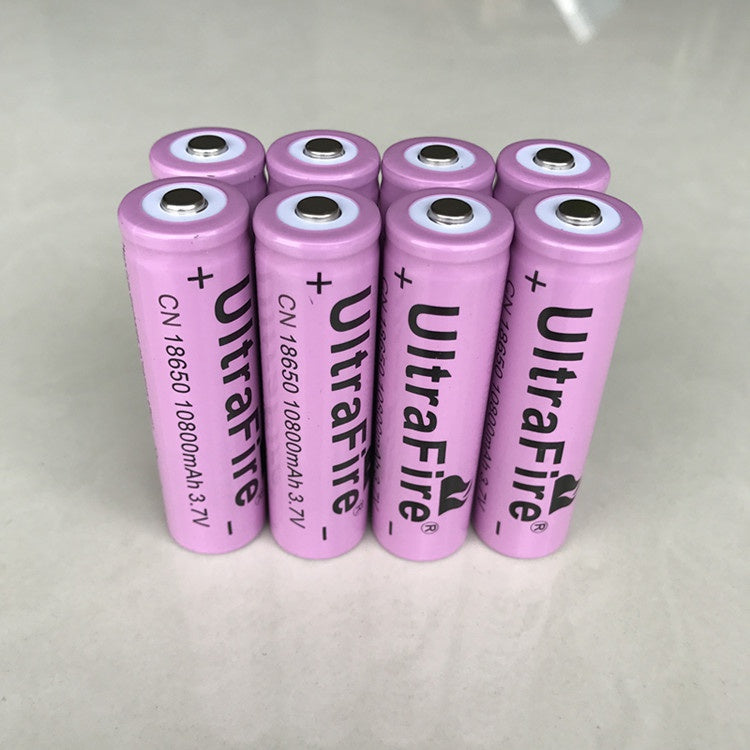 Explosive Shenhuo 18650 Lithium Battery 10800 Pink*10pcs Flashlight Lamp Battery